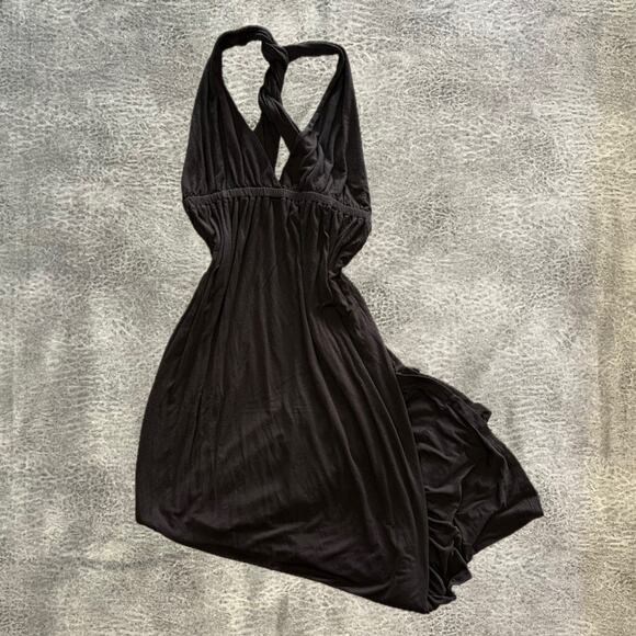 Y2k Lani Black Maxi Dress - Picture 1 of 8